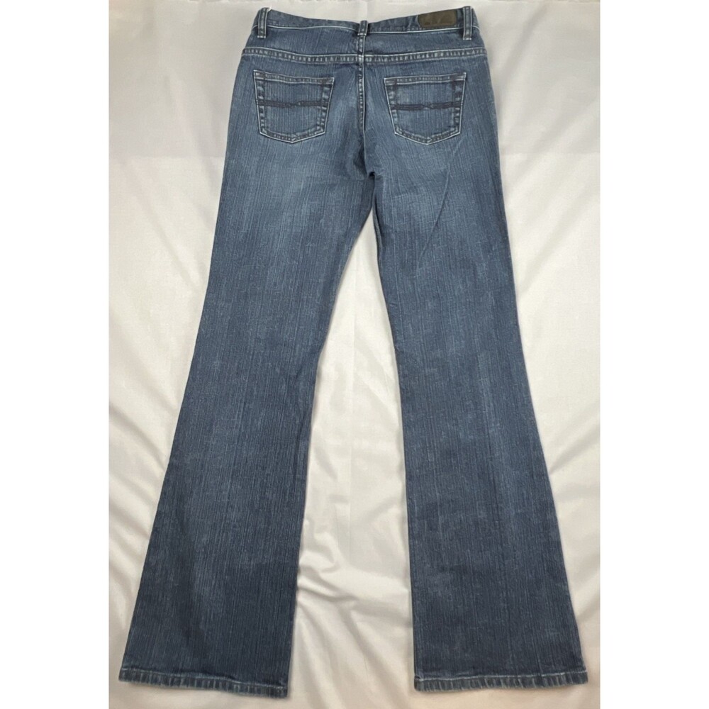 X2 Denim Laboratory Jeans W10 Flare Distressed Size 4 Long - Picture 3 of 9